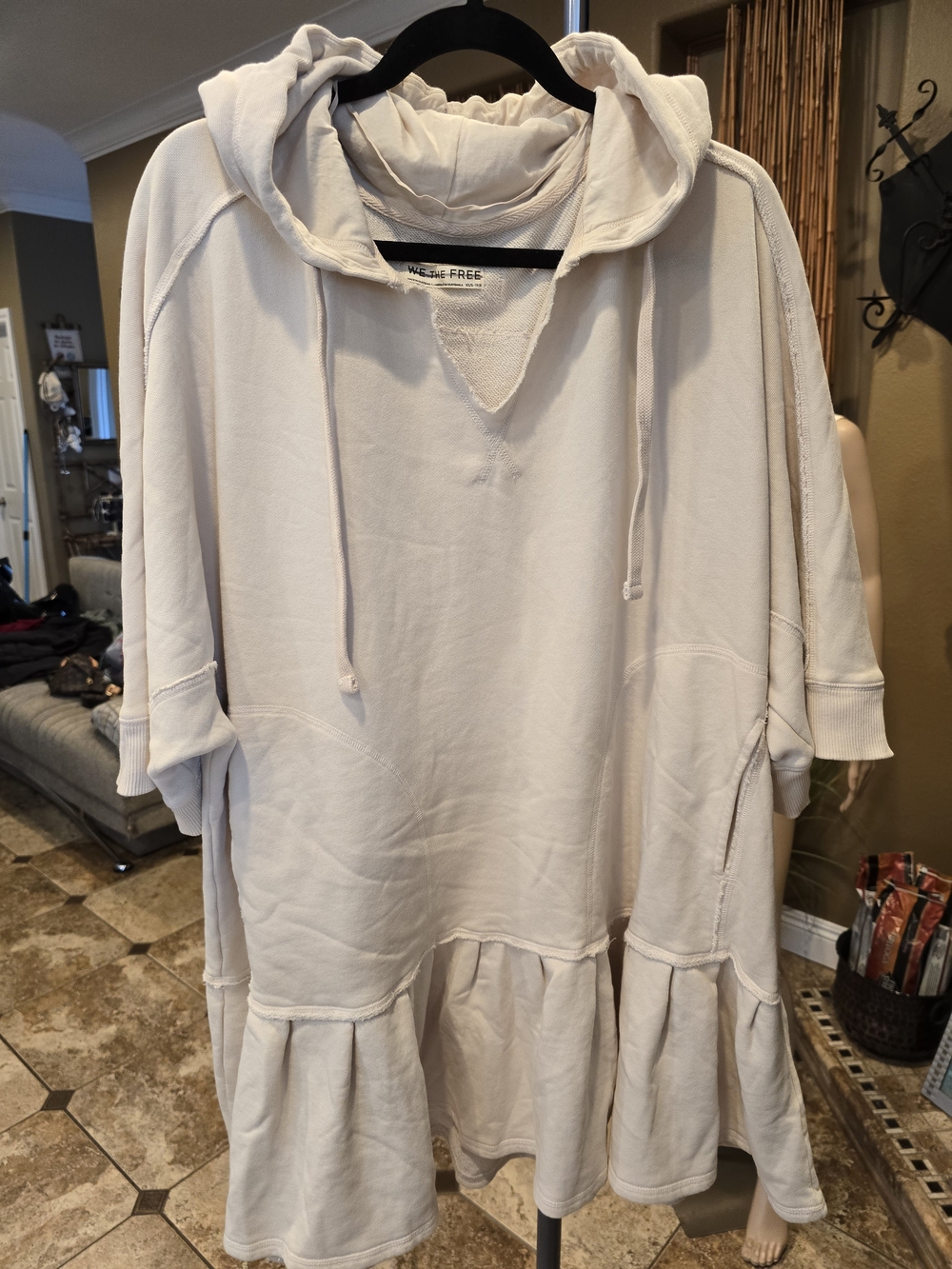 We The Free Lilly Tunic Sweatshirt BY Free People NWOT, XS